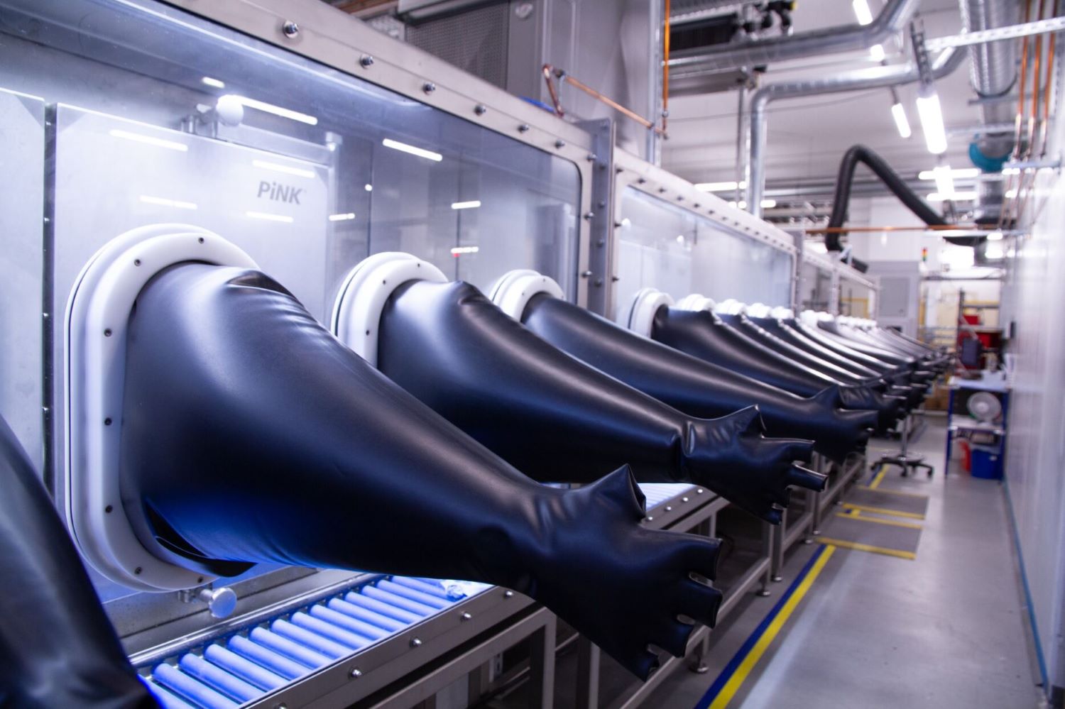 Electrolyte filling line