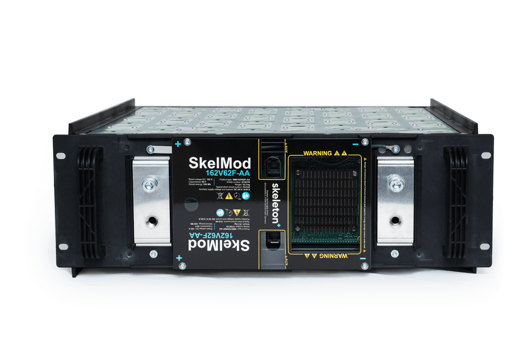Skeleton supercapacitor modules